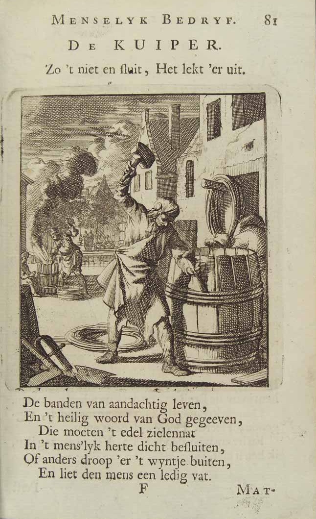 De kuiper.<br>
(Jan Luyken, 1767)<br><br>